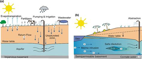 Main A Direct And B Indirect Impacts Of Irrigation On Groundwater