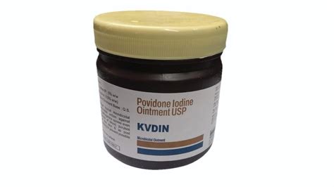 Kvdin Povidone Iodine Ointment Usp Packaging Size G Jar At