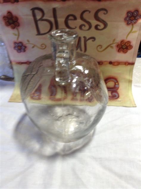 Vintage White House Apple Cider Vinegar Glass Bottle Ebay