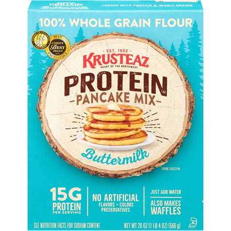 Krusteaz Buttermilk Protein Pancake Mix Oz Box Walmart