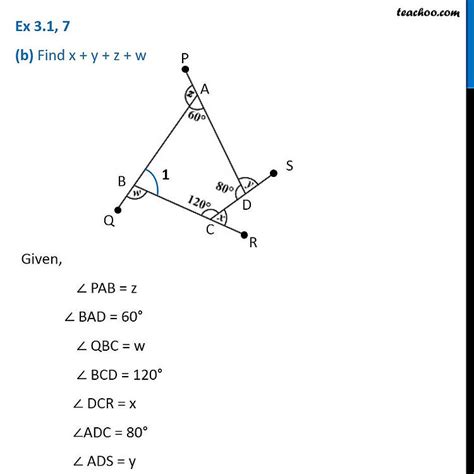 Ex 3 1 7 A Find X Y Z B Find X Y Z W Ex 3 1