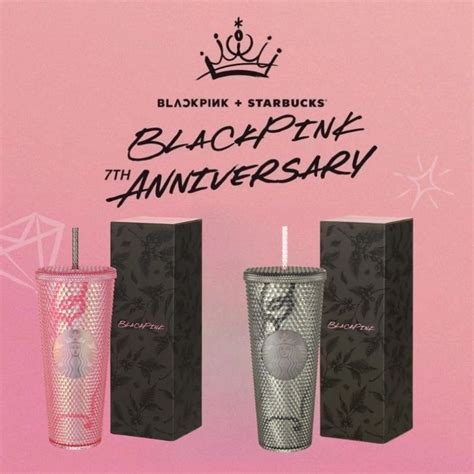 STARBUCKS BLACKPINK 24OZ TUMBLER LIMITED EDITION CHRISTMAS GIFT