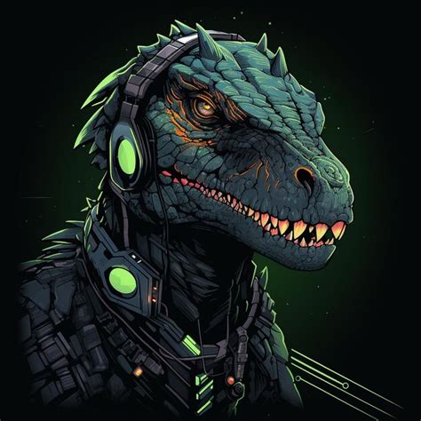 Premium Photo Cool Dinosaur