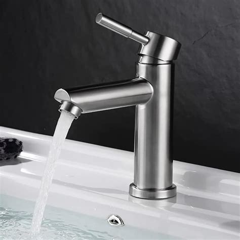 Ajw Robinet Lavabo Salle De Bain Avec Mousseur Conomie Eau Anti