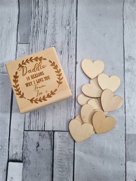 10 Reasons Why I Love You Box Personalised For Mum Nanny Dad Etsy Uk