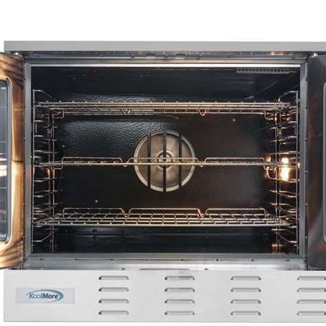 Koolmore 36 In Double Electric Wall Oven Single Fan Stainless Steel Low Km Dcco54 Ng At