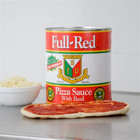 Stanislaus Full Red Pizza Sauce W Basil 10 Can