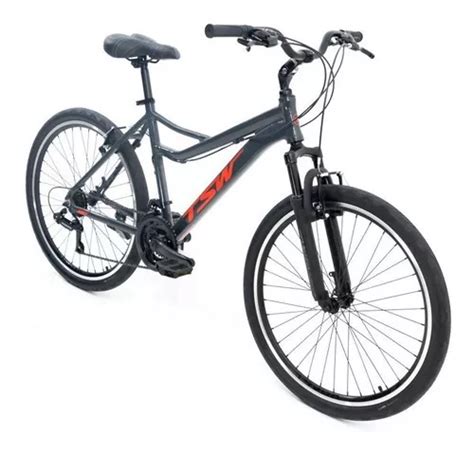 Bicicleta Tsw Orla V Aro Quadro Cinza Vermelho Tamanho Do