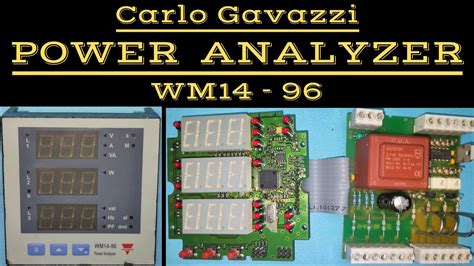 Power Analyzer WM14 96 Carlo Gavazzi WM14 96 AV5 3 D S Wiring