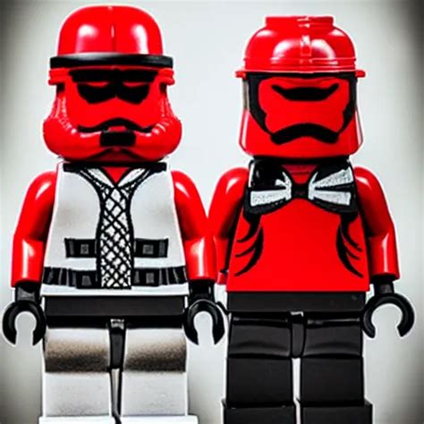 Red Stormtrooper Lego Figure Stable Diffusion Openart