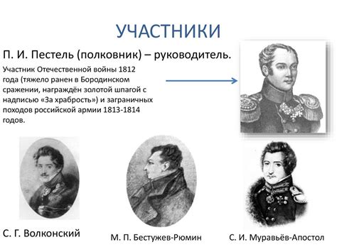 Южное общество декабристов (1821) - презентация онлайн