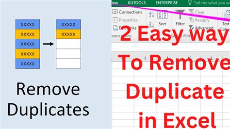 How To Remove Duplicate Data In Excel Remove Duplicates In Excel 2 Easy Way Hindi Youtube