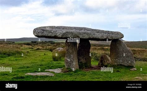 Lanyon Quoit Dolmen In Cornwall England United Kingdom Stock Photo