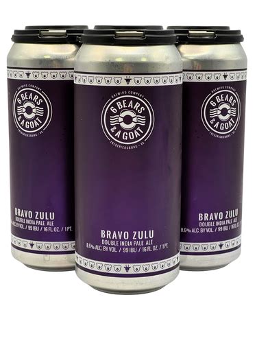 Bravo Zulu 4pk 16oz Cans 6bgbrewingco