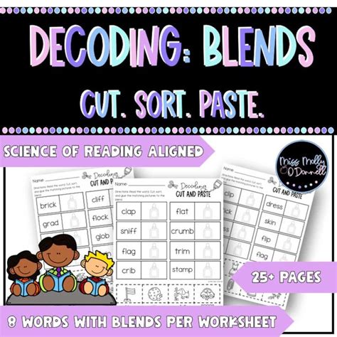 Beginning Blends Decoding Worksheet Reading Activities For R S L