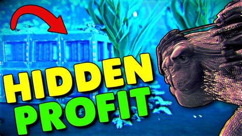 Wiping A Hidden Underwater Base For Profit Ark Official Pvp Youtube