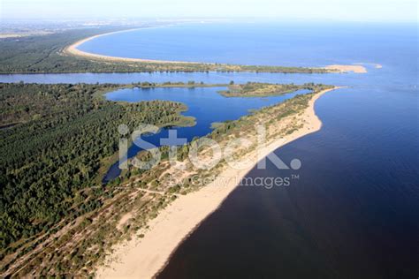 Aerial View Of The Vistula River Stock Photo | Royalty-Free | FreeImages