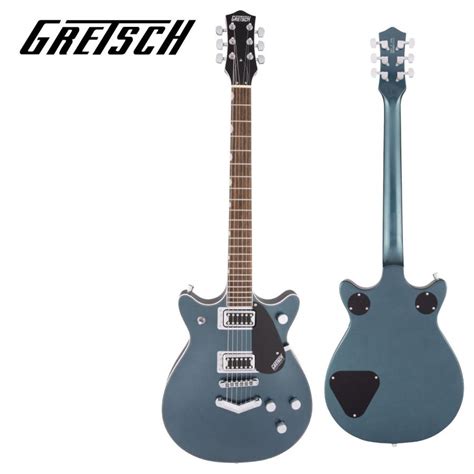 Gretsch G5222 Electromatic Double Jet Bt With V Stoptail Jade Grey