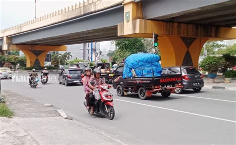 Lebih Cepat Banyak Pemotor Lawan Arus Jenderal Sudirman Harapan Raya