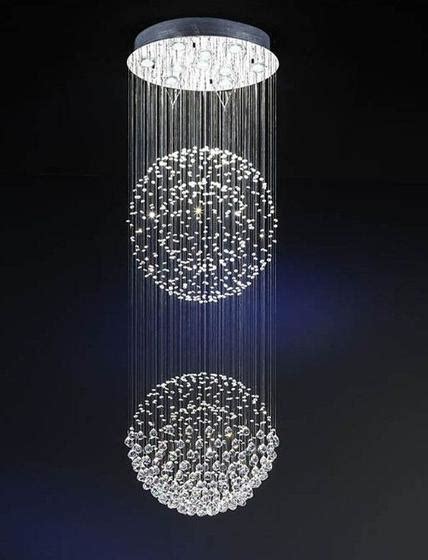 Lustre Esfera P Lampadas Gu Cristal Esf Esferas M Altura