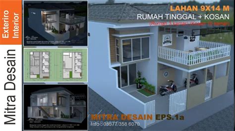 Rumah Tinggal Dan Kos Kosan 2 Lt Lahan 9x13 M Eps 1a Youtube