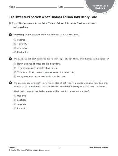 Module Wk Lesson Quiz