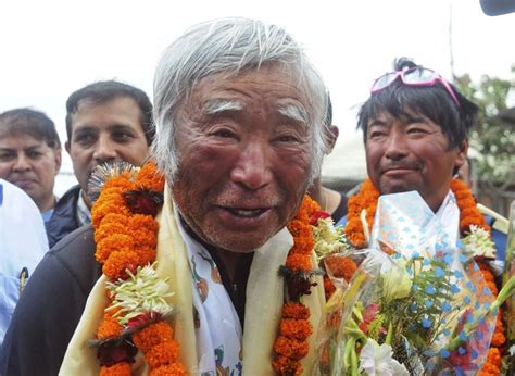 Japanese Climber Yuichiro Miura 80 Conquers Everest