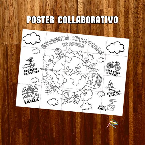 Il Poster Collaborativo Per La Giornata Della Terra Nel Giorno