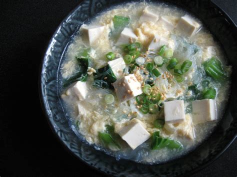 Harusame Tofu Egg Soup Hiroko S Recipes