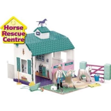 Animal Hospital Horse Rescue Centre Play Set Snowy And Charlie The