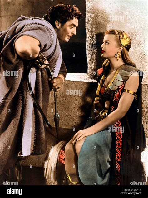 Victor Mature And Angela Lansbury Samson And Delilah 1949 Stock Photo