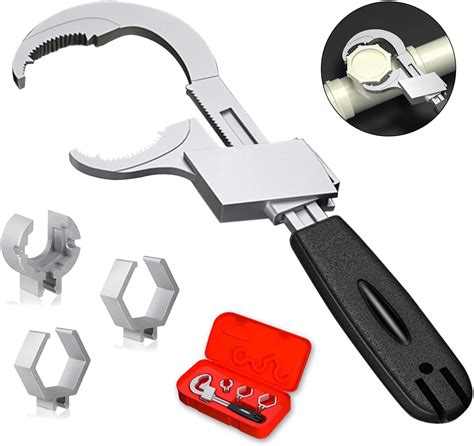 Universal Adjustable Double Ended Wrench 80mm Large Opening