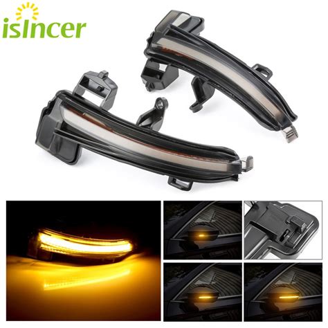 2PCS LED Dynamic Blinker Turn Signal Side Mirror Sequential Light Super