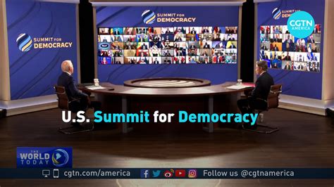 Us Summit For Democracy Cgtn America