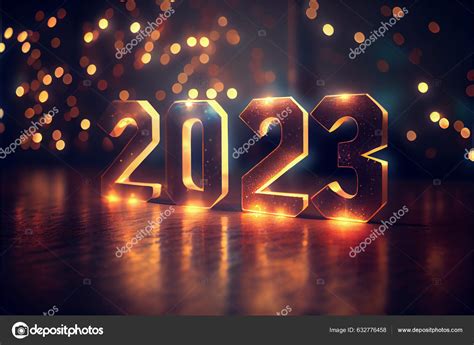 New Year Background Fireworks Bokeh Light Letters Wallpaper