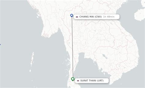 Direct Non Stop Flights From Surat Thani To Chiang Mai Schedules