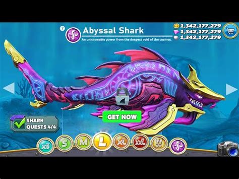 Hungry Shark World New Update New Abyssal Shark Unlocked All