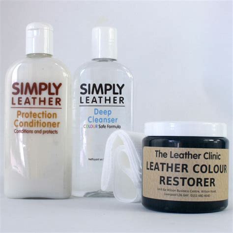 Leather Renovation Repair Kit With Colour Restorer Cleanser