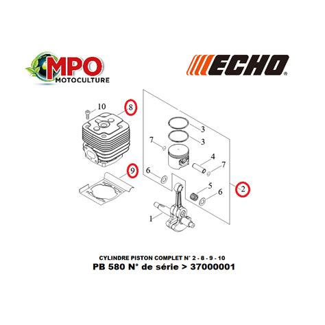 Cylindre Piston Echo Pour Pb Origine