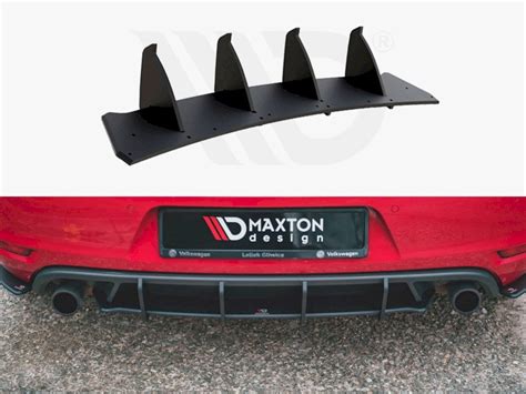 Racing Durability Rear Diffuser V2 Vw Golf Gti Mk6 2008 2012 Mod
