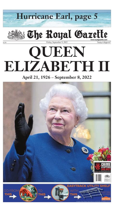 Photos How Newspapers Around The World Covered Queen Elizabeths Death