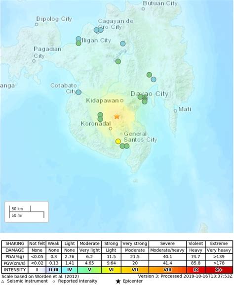 Magnitude 6 4 Earthquake Hits Mindanao Region Of The Philippines