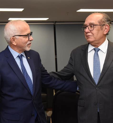 Gilmar Mendes Do Stf Recebe Edvaldo Nogueira E Isso Diz Muito Sobre O