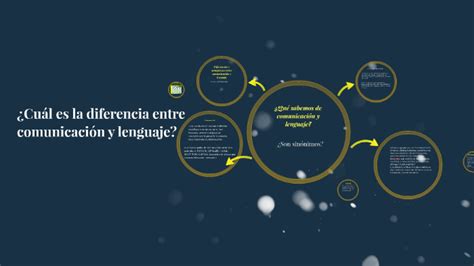 ¿cuál Es La Diferencia Entre Comunicación Y Lenguaje By Ismael Tahuico