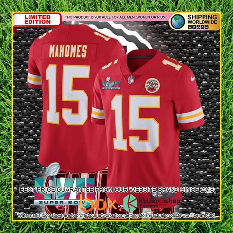 HOT Kansas City Chiefs Patrick Mahomes Super Bowl LVII Red Premium ...