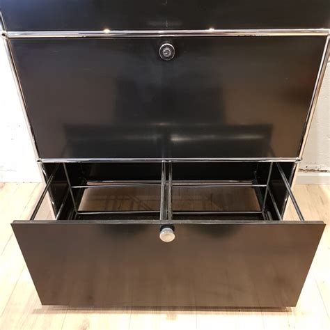 Meuble De Rangement Vintage Usm Haller Noir