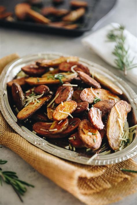 Roasted Fingerling Potatoes Crispy Easy The Healthy Maven