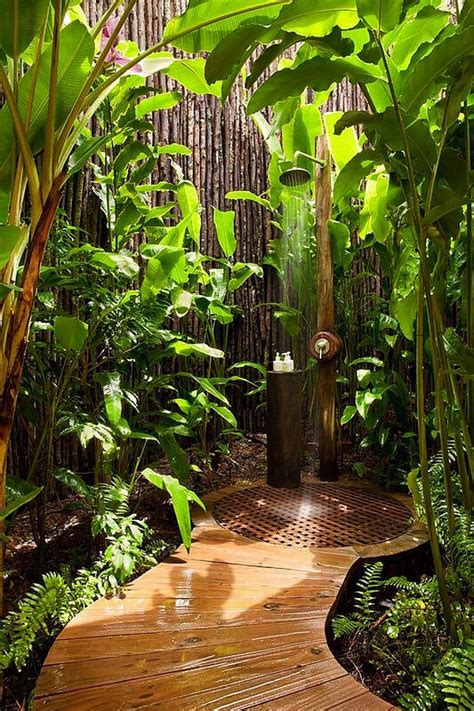 This inviting outdoor rain shower : r/CozyPlaces