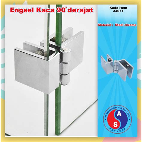 Jual 1 Pc Engsel Jepit Kaca Ke Kaca Engsel Pintu Kaca Etalase 90