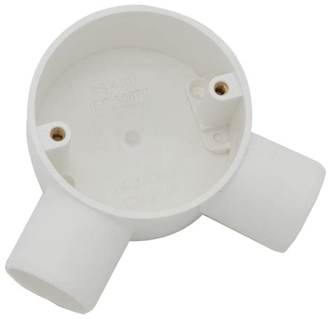 PVC Conduit 20mm Angle Two Way White Upex Electrical Distributors